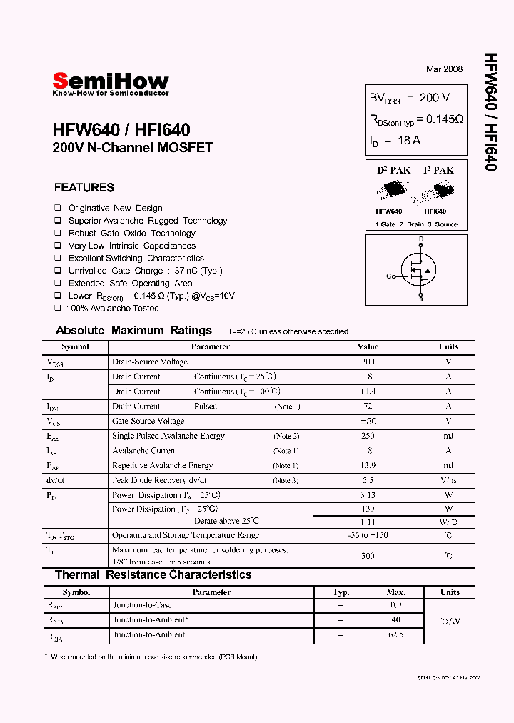 HFW640_1239959.PDF Datasheet