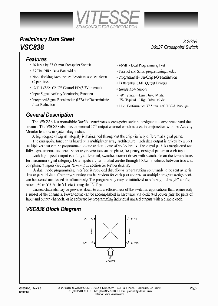 VSC838_748512.PDF Datasheet