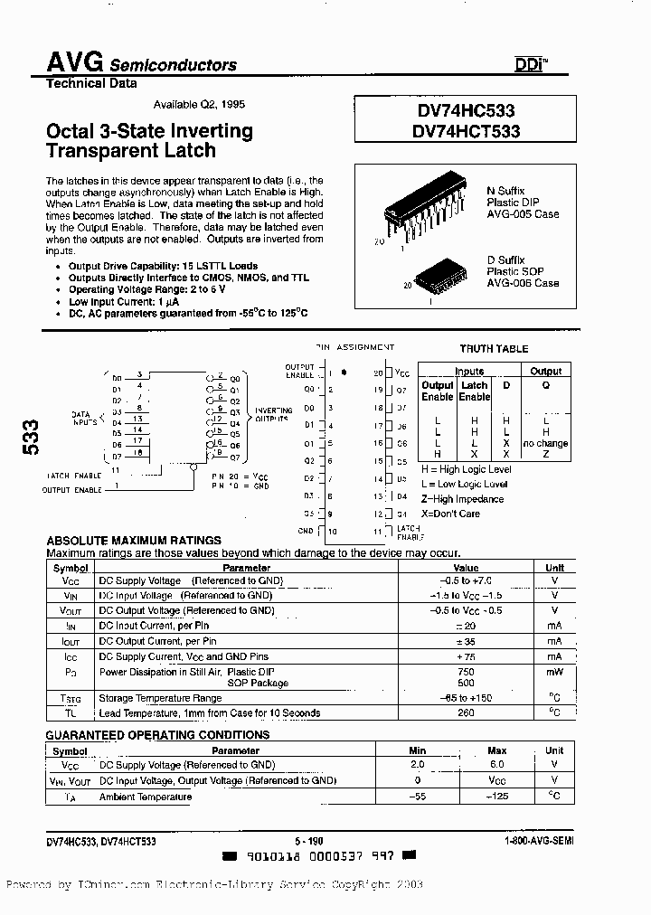 DV74HC533N_746454.PDF Datasheet