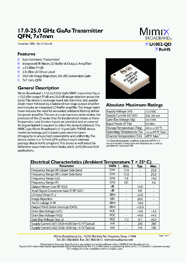 XU1002-QD-EV1_748912.PDF Datasheet