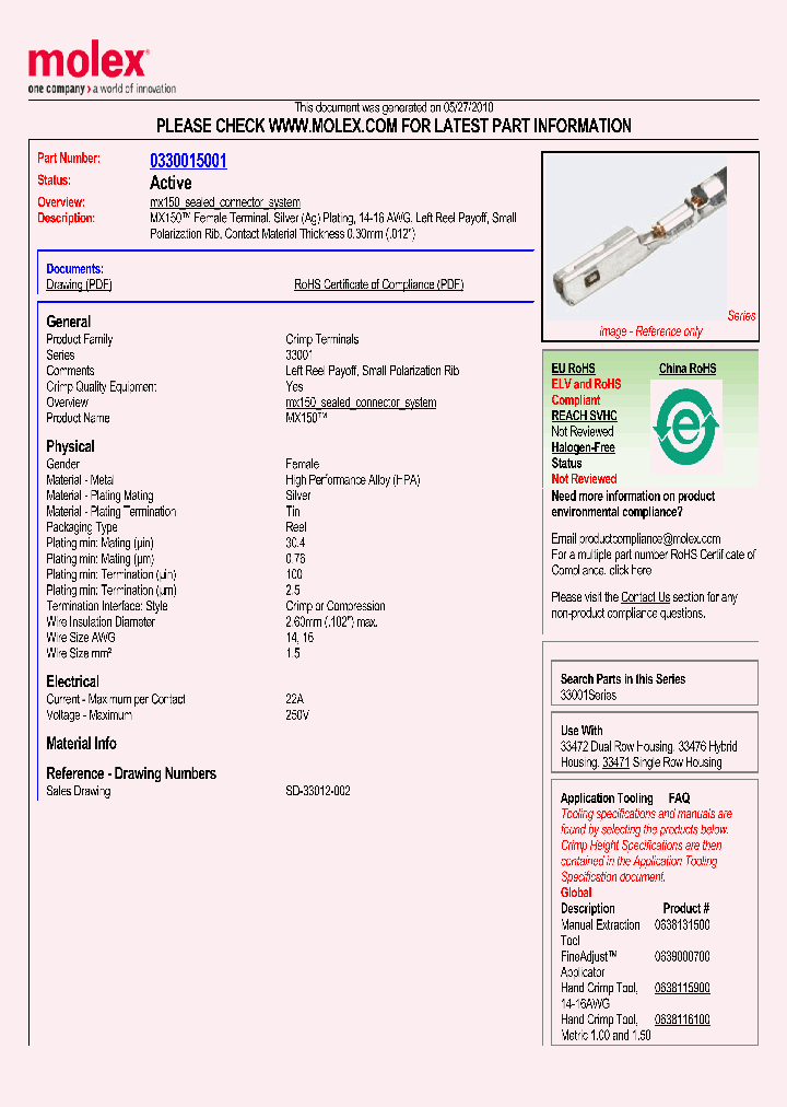 33001-5001_1245342.PDF Datasheet