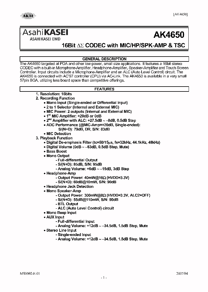 AK4650_749894.PDF Datasheet