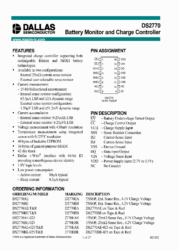 DS2770BETR_750675.PDF Datasheet
