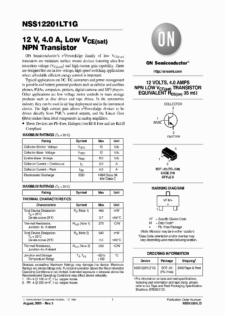 NSS12201LT1G_1248382.PDF Datasheet