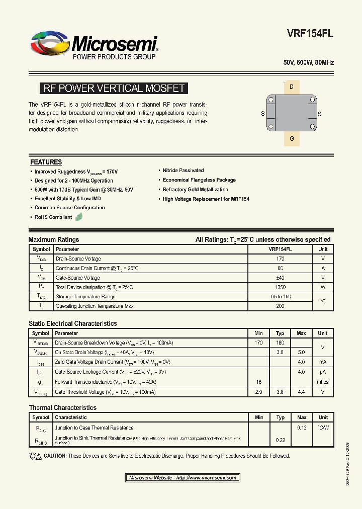 VRF154FL_1255937.PDF Datasheet