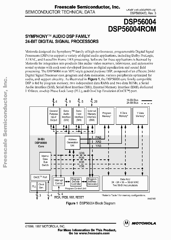 DSP56004UMAD_1259377.PDF Datasheet
