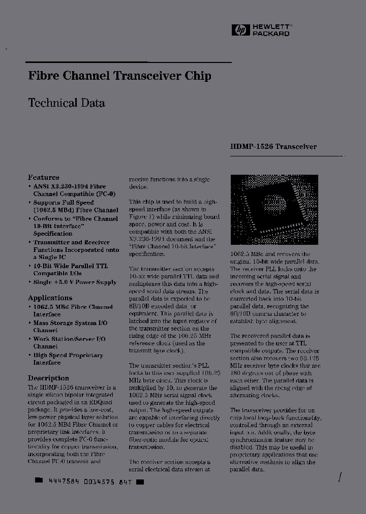 HDMP1526_753883.PDF Datasheet