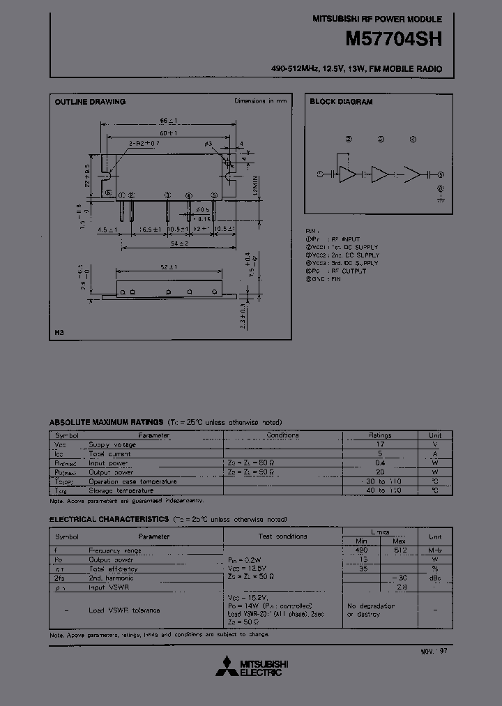 M57704SH_1264670.PDF Datasheet