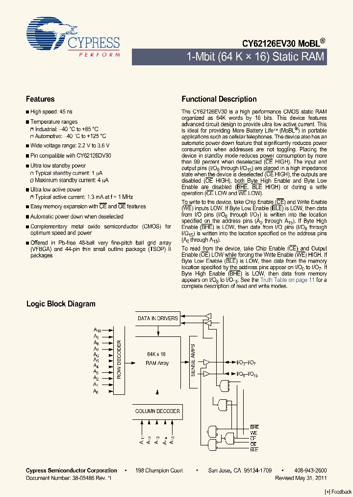CY62126EV30_1265437.PDF Datasheet