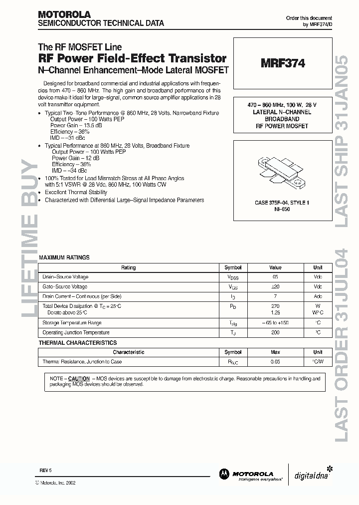 MRF374D_1268392.PDF Datasheet