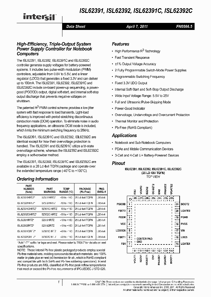 ISL62391CHRTZ_1270137.PDF Datasheet