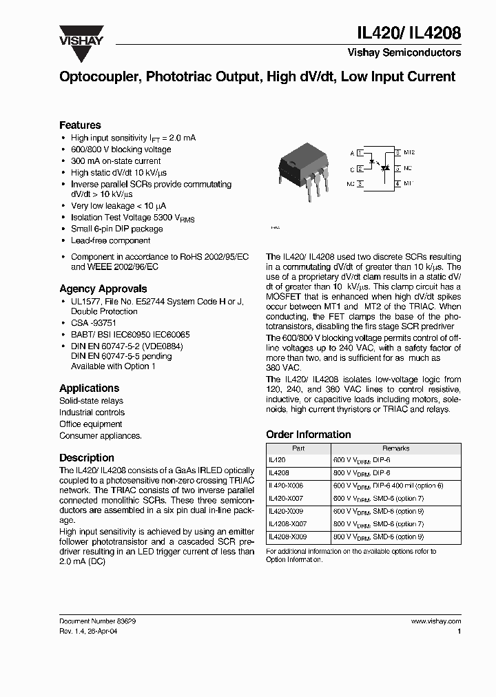 IL420-X006_1280000.PDF Datasheet