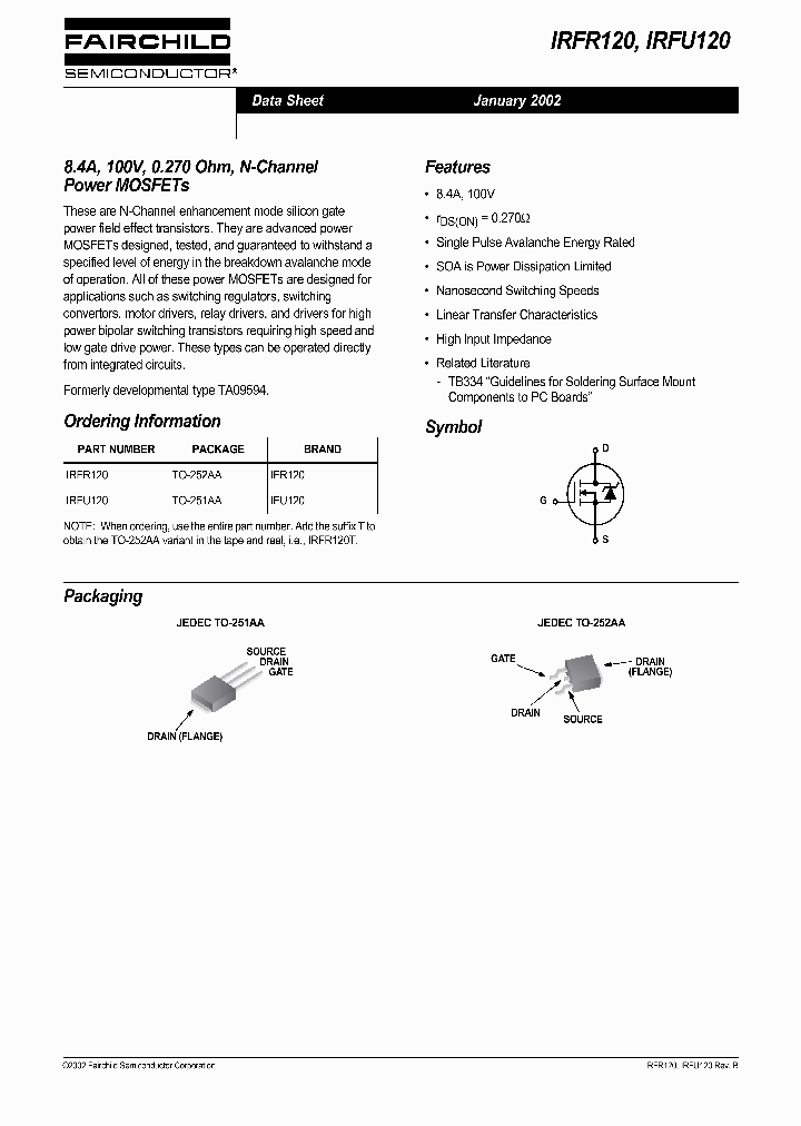 IRFR120_1280479.PDF Datasheet