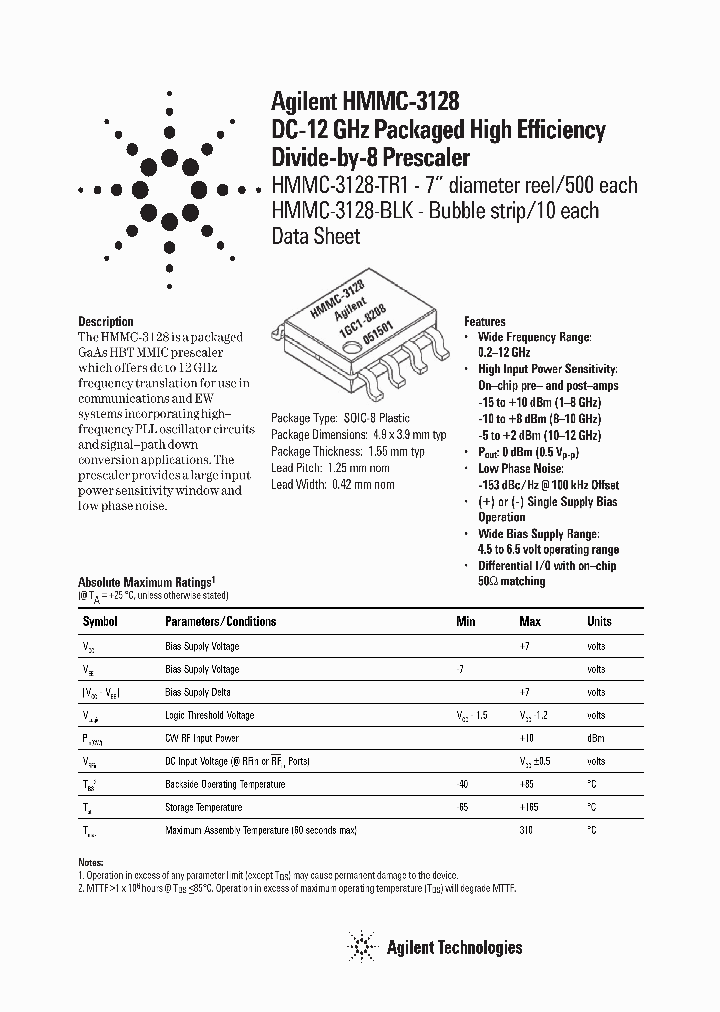 HMMC-3128_1281590.PDF Datasheet