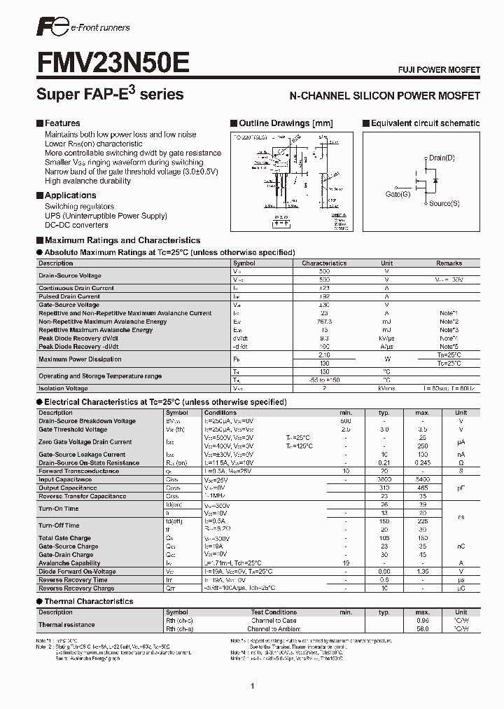FMV23N50E_1269871.PDF Datasheet