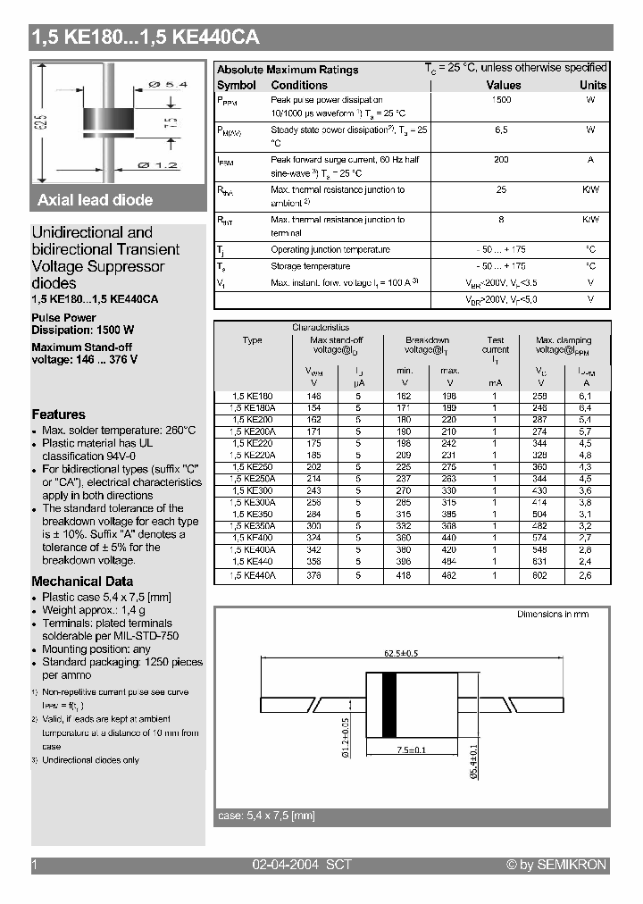 15KE440A_759586.PDF Datasheet