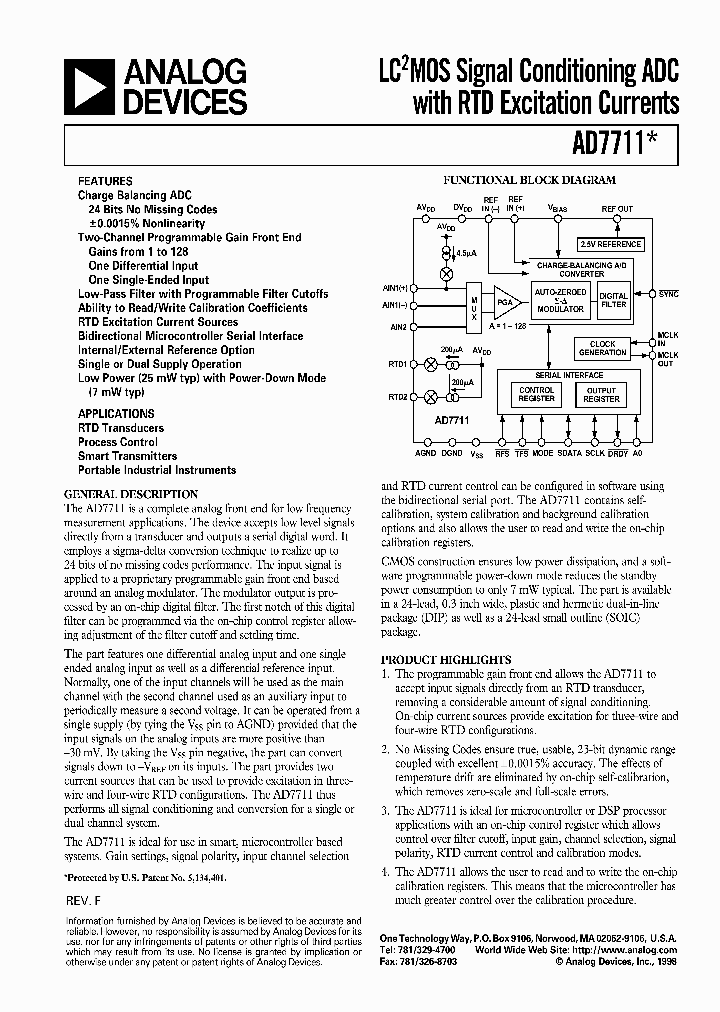 AD7711_759865.PDF Datasheet
