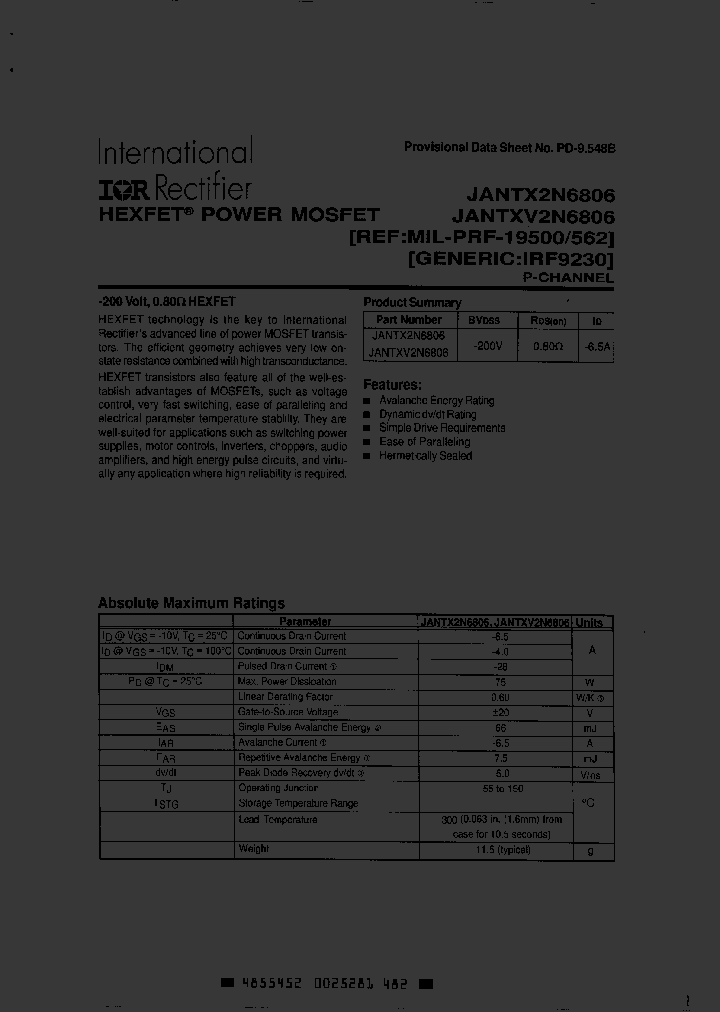 IRF462_760063.PDF Datasheet