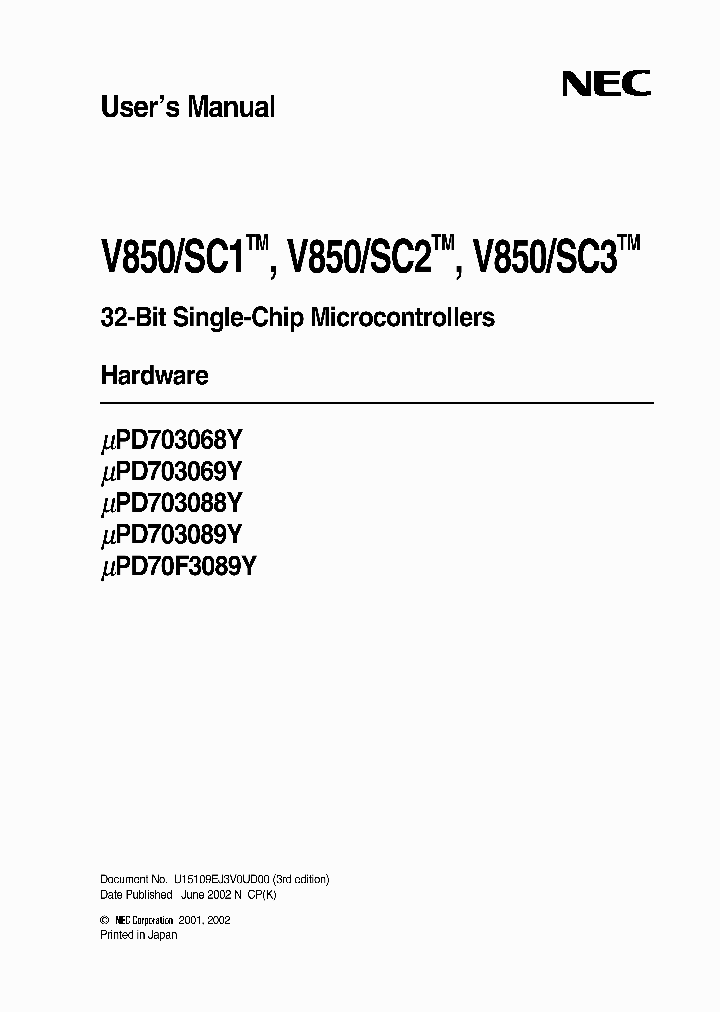 UPD70F3089YGJ-UEN_1298221.PDF Datasheet
