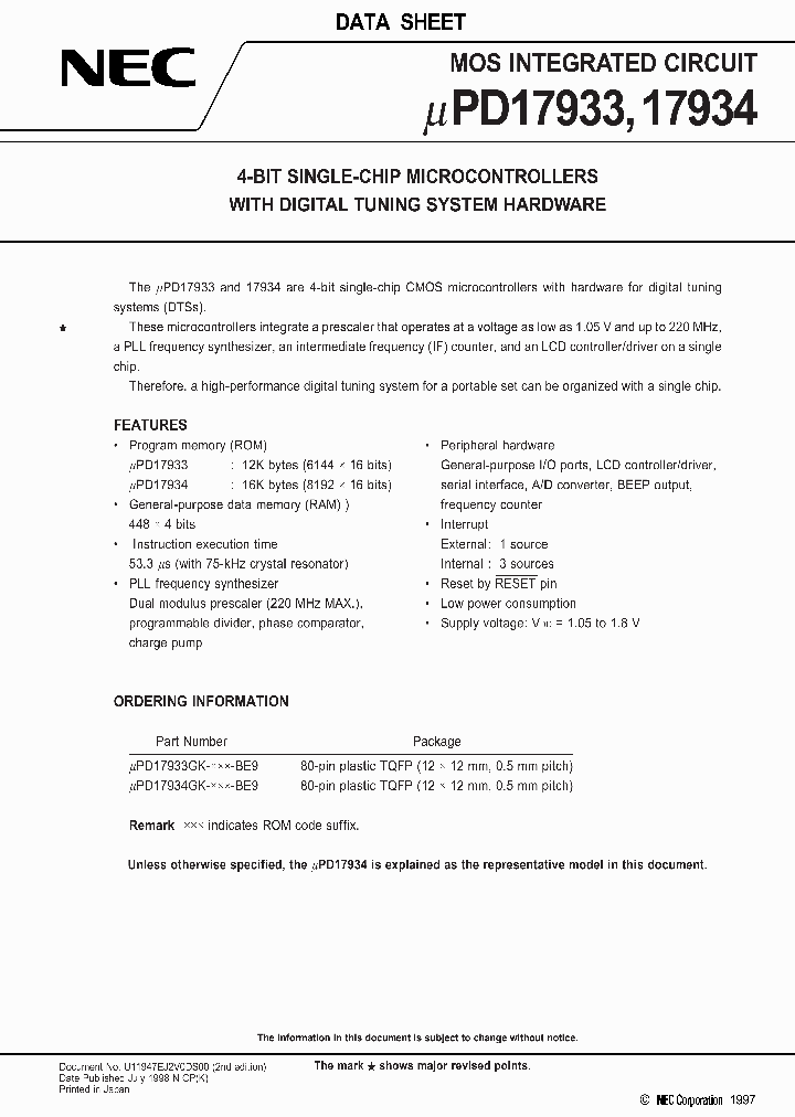 UPD17933GK-XXX-BE9_1298328.PDF Datasheet