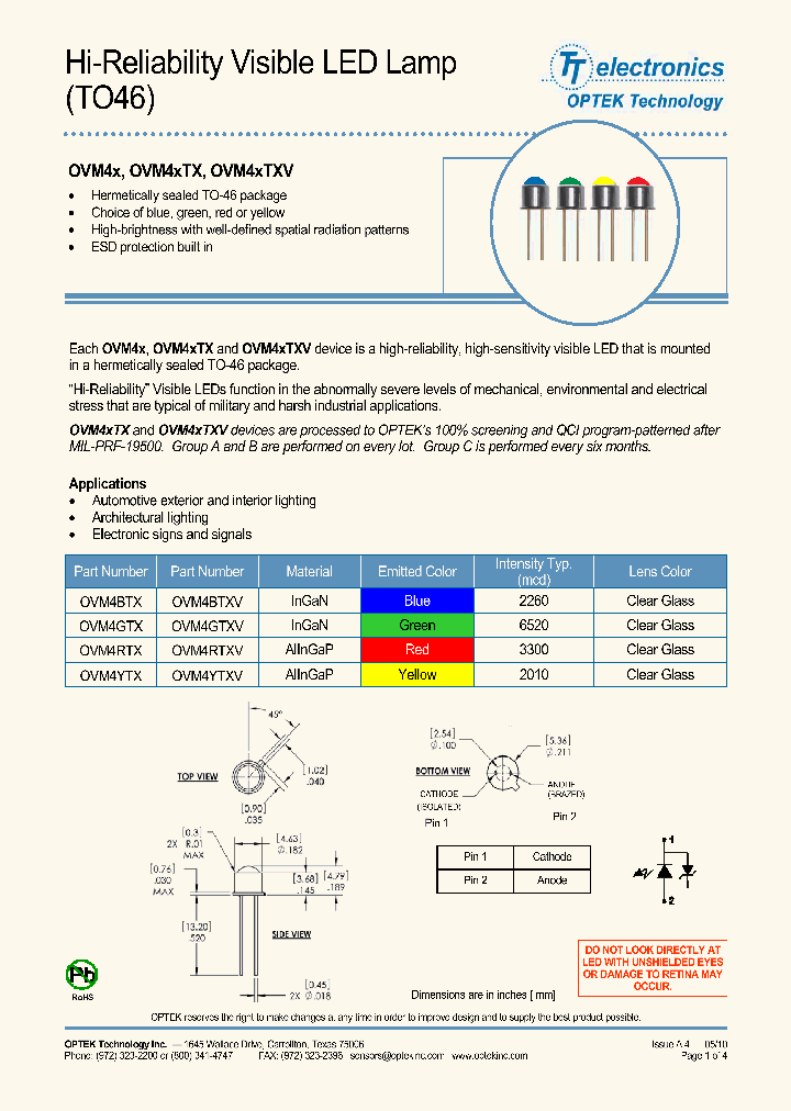 OVM4B_765314.PDF Datasheet