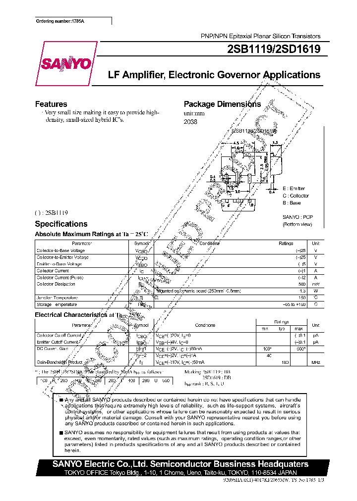 2SB1119_1300565.PDF Datasheet