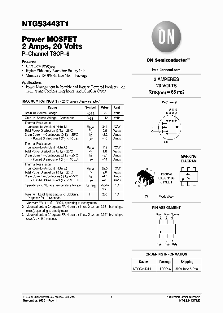 NTGS3443T1D_766543.PDF Datasheet