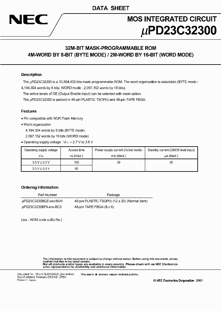 UPD23C32300GZ-XXX-MJH_1306095.PDF Datasheet