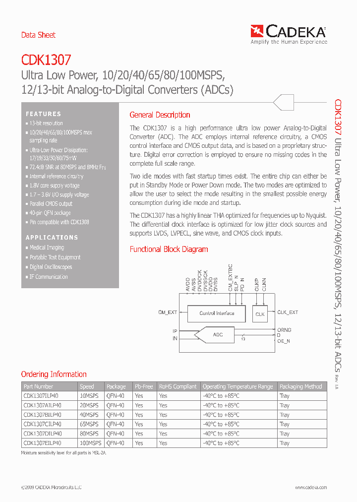 CDK1307DILP40_1290932.PDF Datasheet