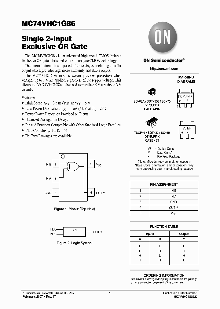 MC74VHC1G86DFT1G_771730.PDF Datasheet