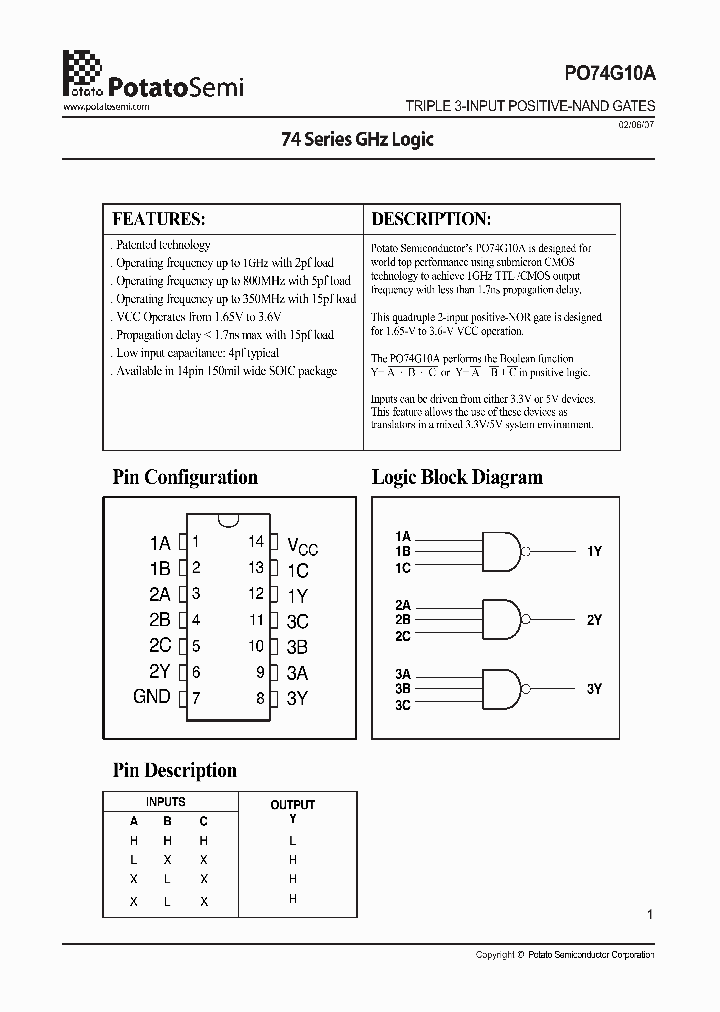 PO74G10ASR_1295222.PDF Datasheet