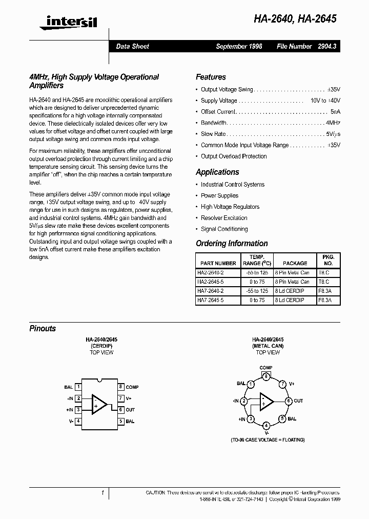 HA-2640_1310936.PDF Datasheet
