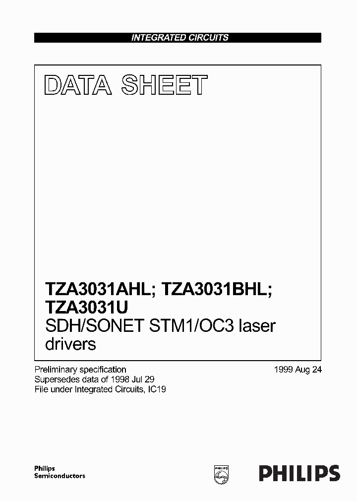 TZA3031AHL_1294773.PDF Datasheet