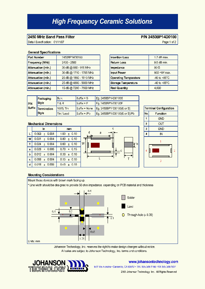 2450BP14D0100EPB_1296453.PDF Datasheet