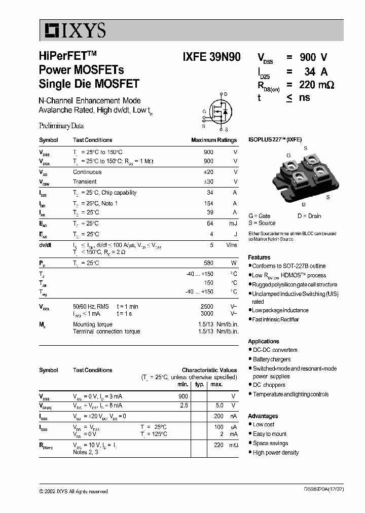 IXFE39N90_1311899.PDF Datasheet