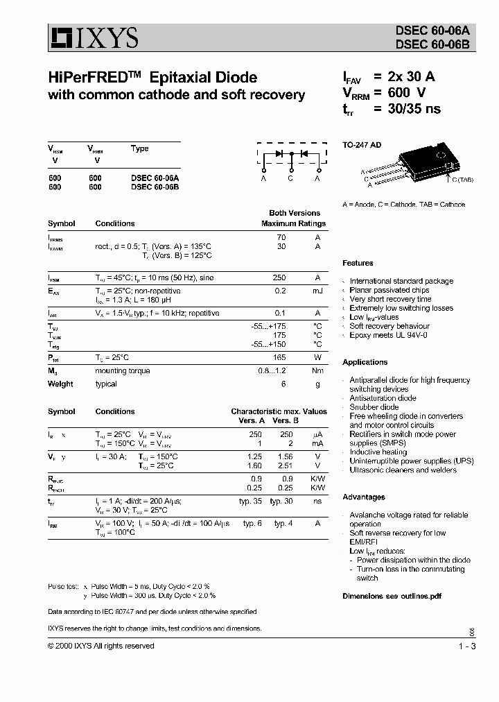 DSEC60-06A_1312134.PDF Datasheet