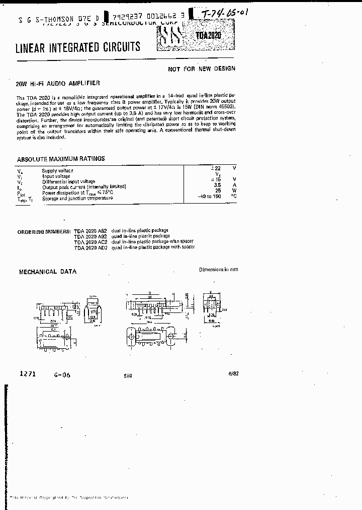 TDA2020_1311948.PDF Datasheet