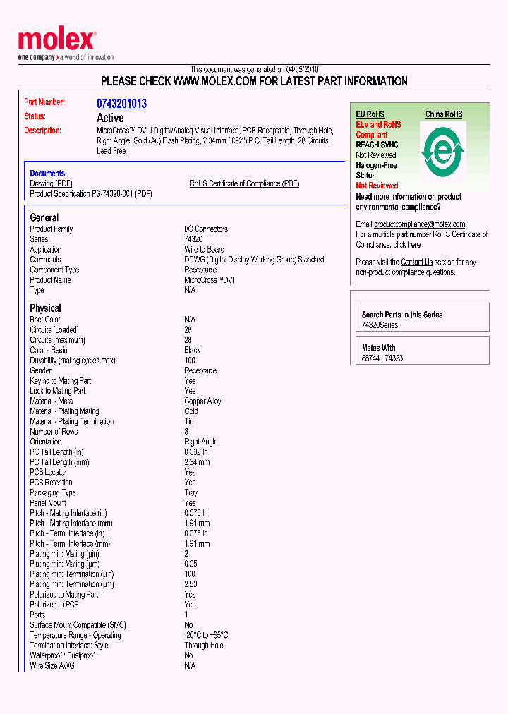 0743201013_1299743.PDF Datasheet