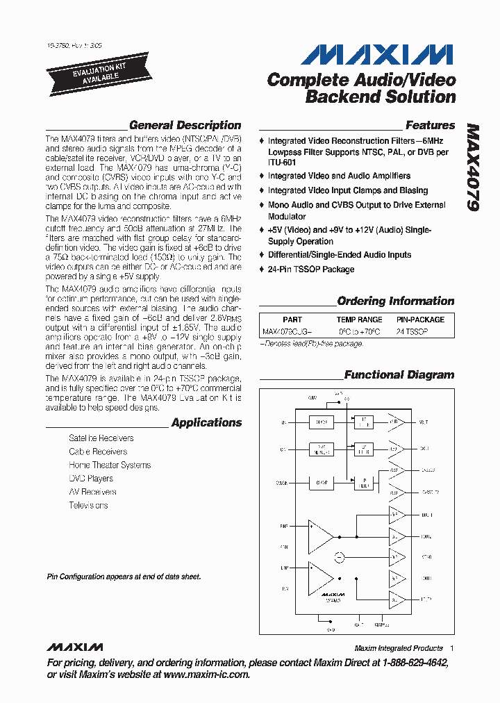 MAX4079CWG_774808.PDF Datasheet
