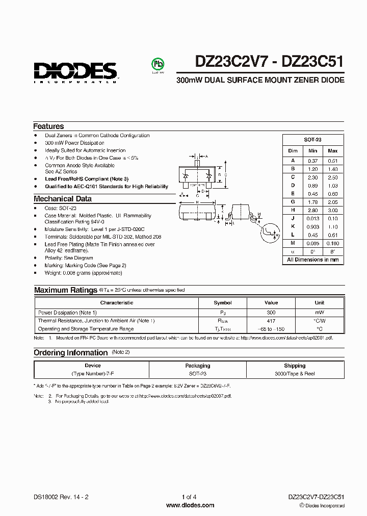 DZ23C13-7-F_774616.PDF Datasheet