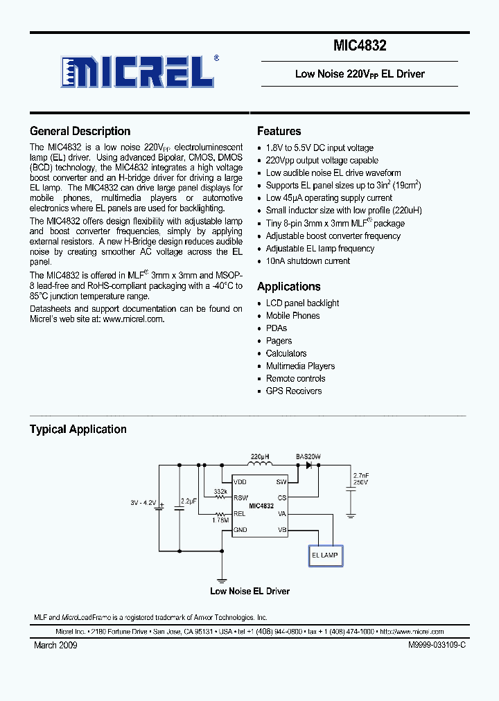 MIC4832YML_1303527.PDF Datasheet
