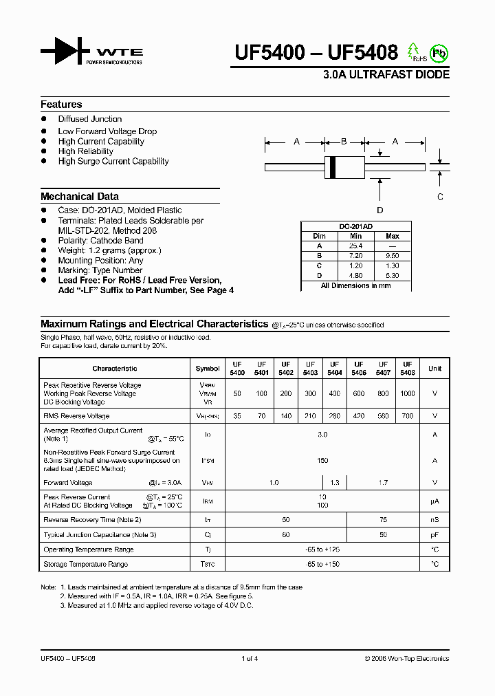 UF5404-T3_776697.PDF Datasheet
