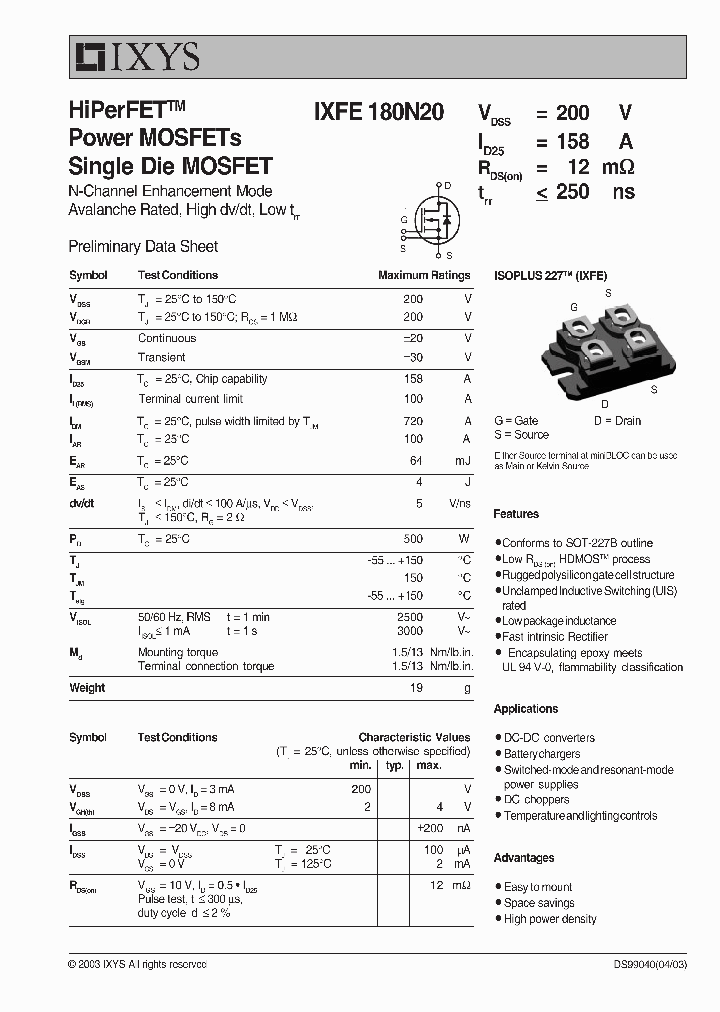 IXFE180N20_1311894.PDF Datasheet