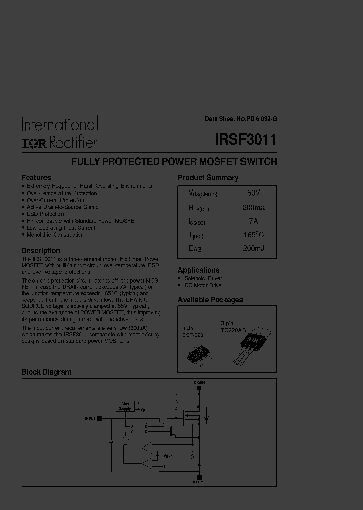 IRSF3011L_776211.PDF Datasheet