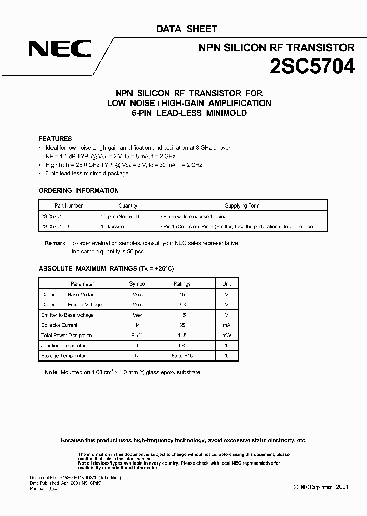 2SC5704-T3_776698.PDF Datasheet
