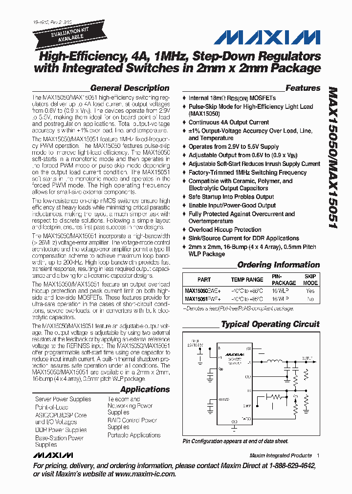 MAX15050EWET_775045.PDF Datasheet