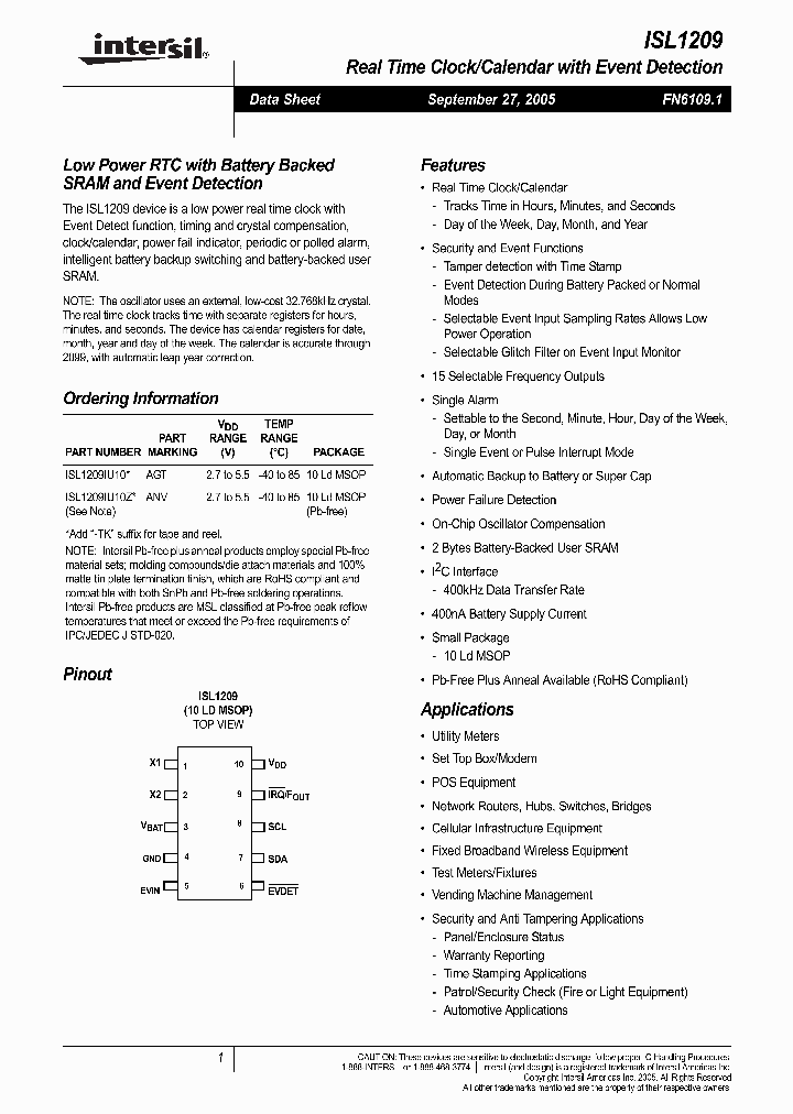 ISL1209IU10Z-TK_777055.PDF Datasheet