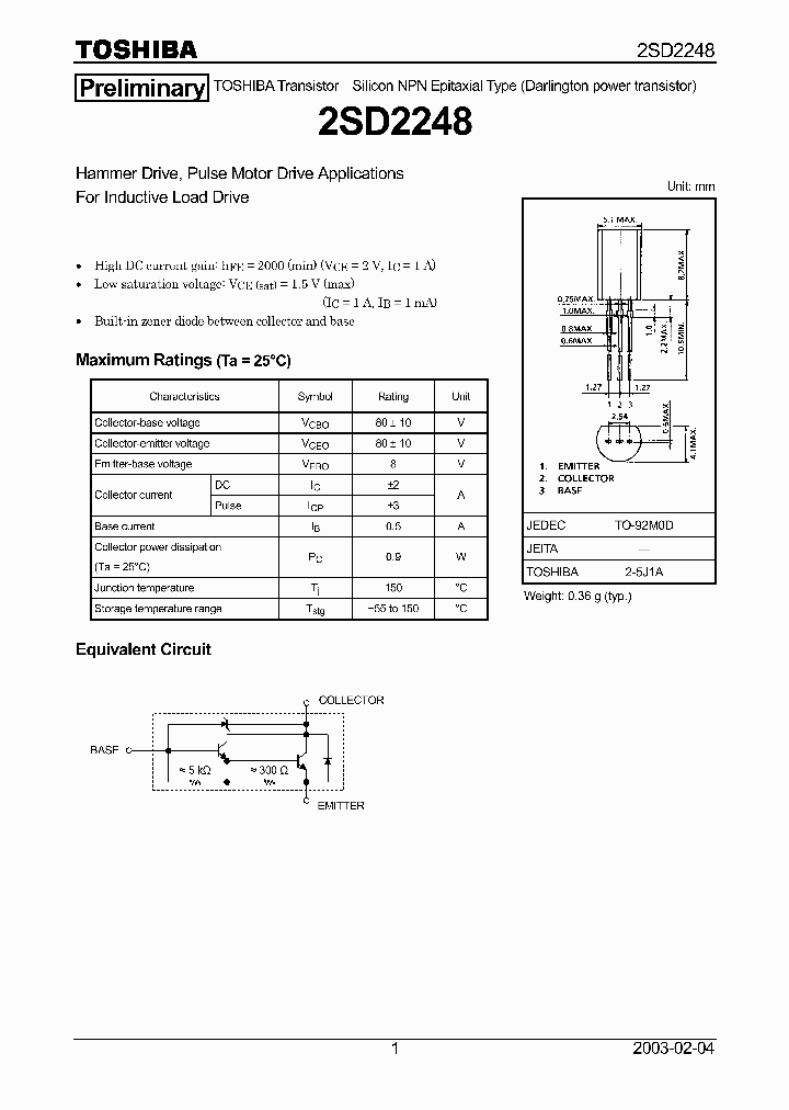 2SD2248_1311041.PDF Datasheet