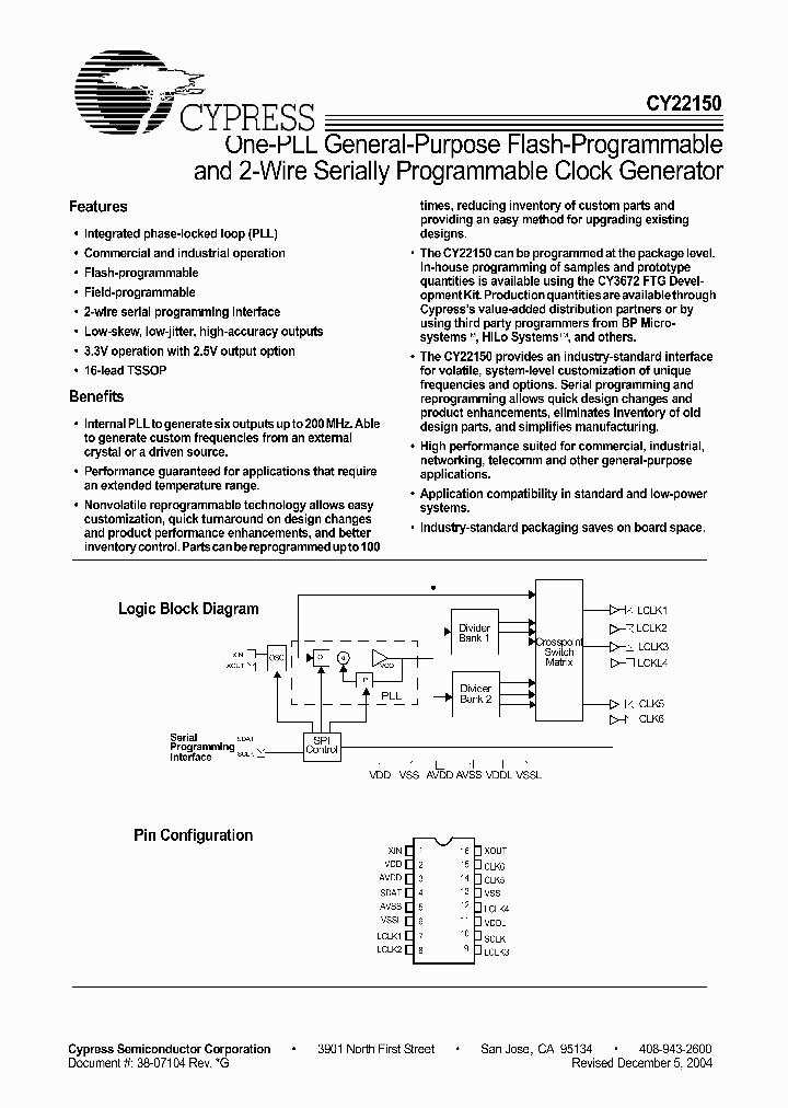 CY22150ZI-XXX_1316771.PDF Datasheet
