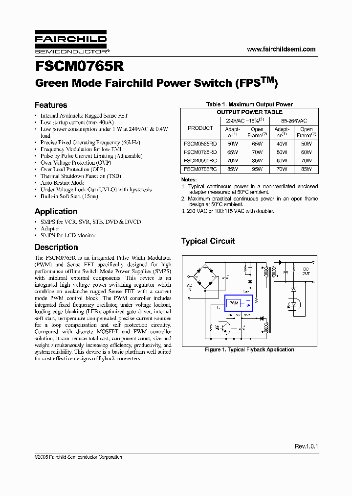 FSCM0765R_1316381.PDF Datasheet